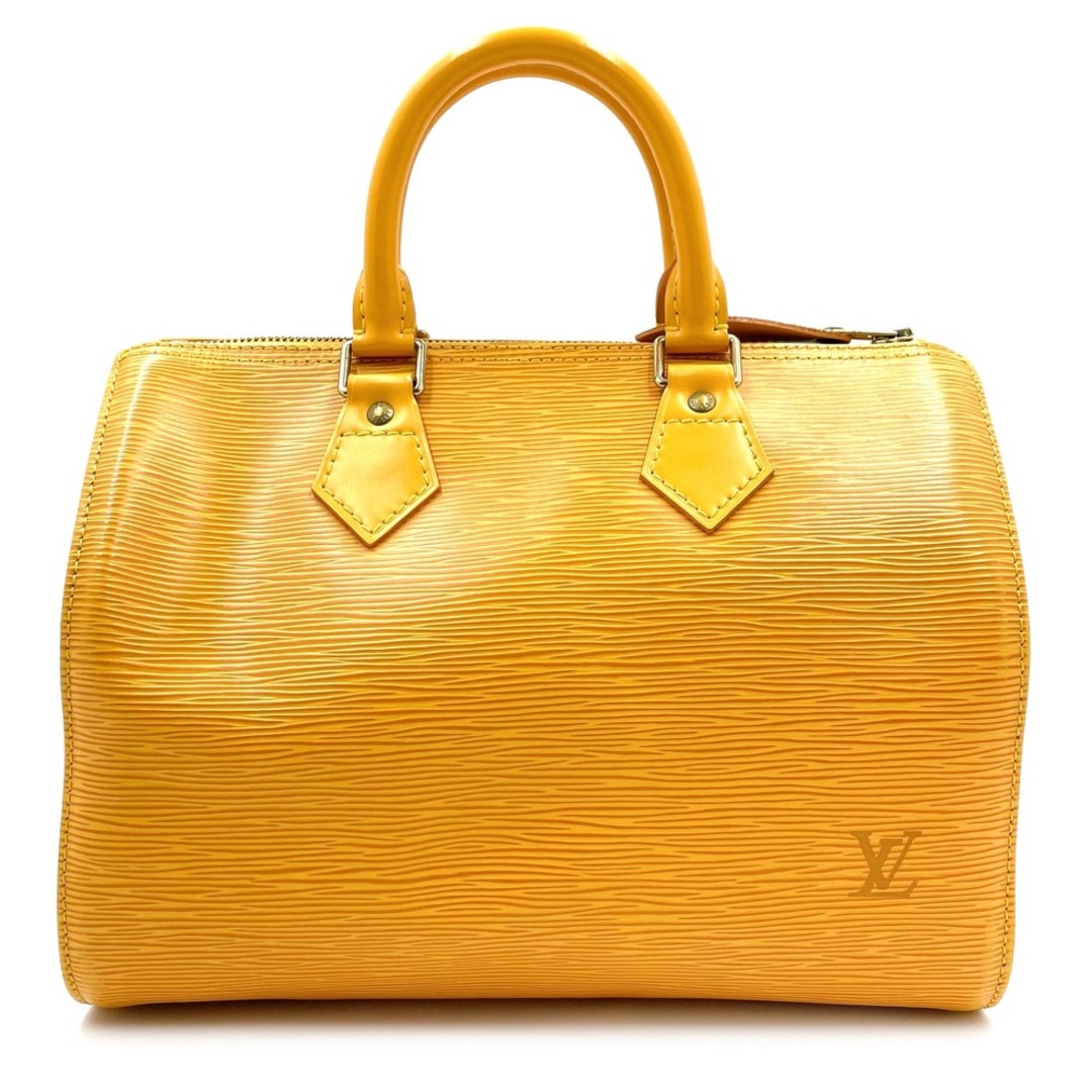 LOUIS VUITTON ルイ・ヴィトン エピ スピーディ25 ボストンバッグ ハンドバッグ タッシリイエロー PVC レディース メンズ M43019 USED