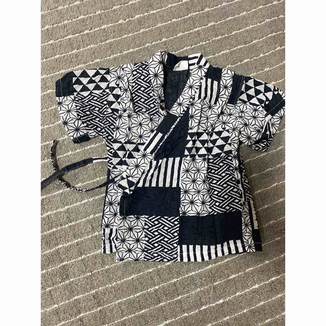 甚平　個性派☆ キッズ/ベビー/マタニティのキッズ服男の子用(90cm~)(甚平/浴衣)の商品写真