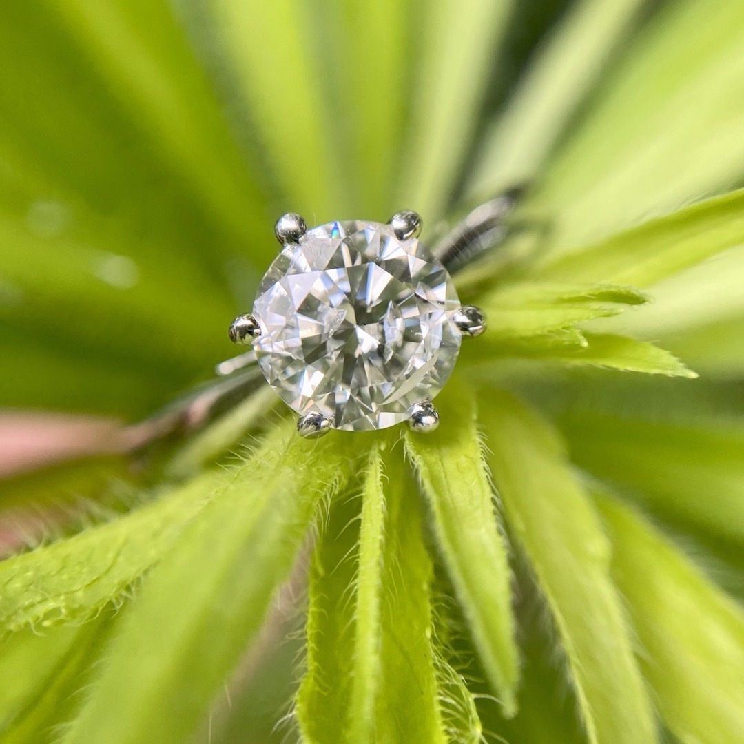 輝きの良い大粒  1.18ct  ダイヤモンド リング レディースのアクセサリー(リング(指輪))の商品写真