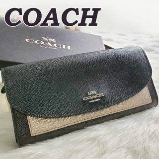コーチ COACH 長財布 シグネチャーメタリックカラー エンベロープ 超美