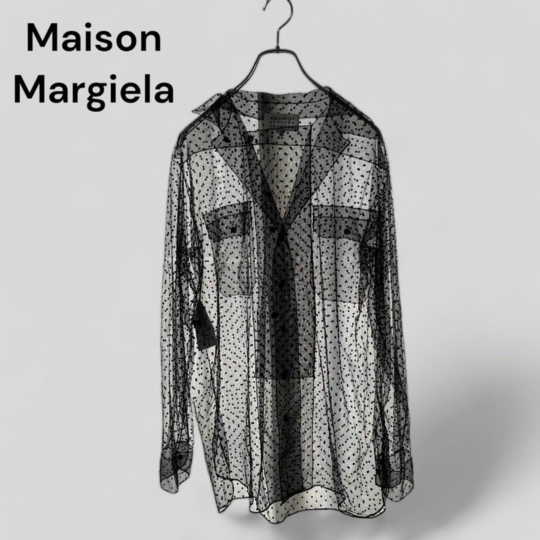 未使用品 Maison Margiela メゾンマルジェラ シアー トップス