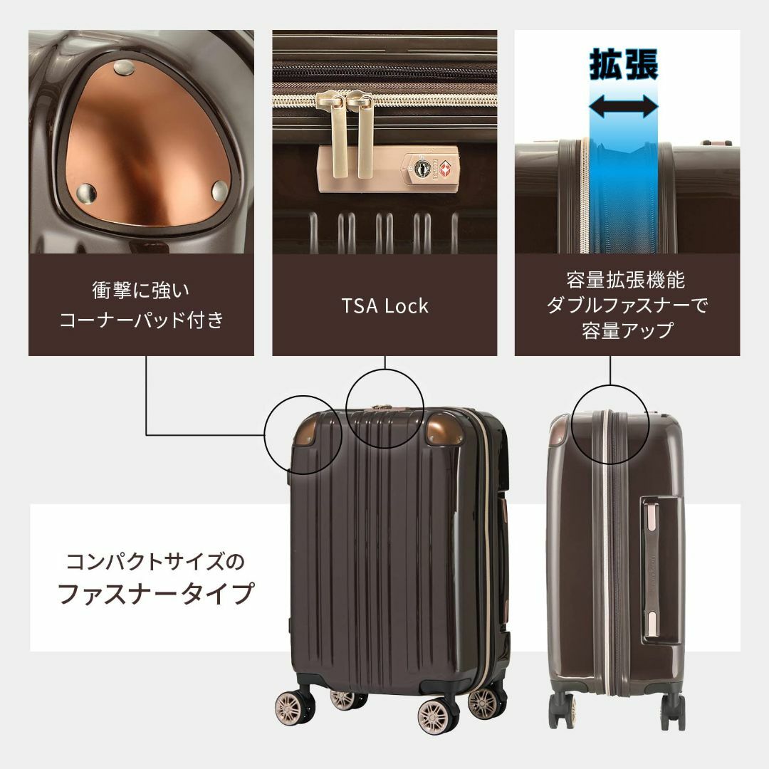 【色: Violet】[レジェンドウォーカー] スーツケース (1泊2日 / S 2