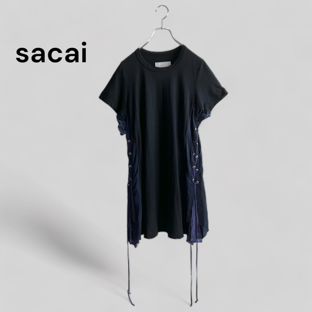 美品 sacai サカイ トップス シャツ 半袖