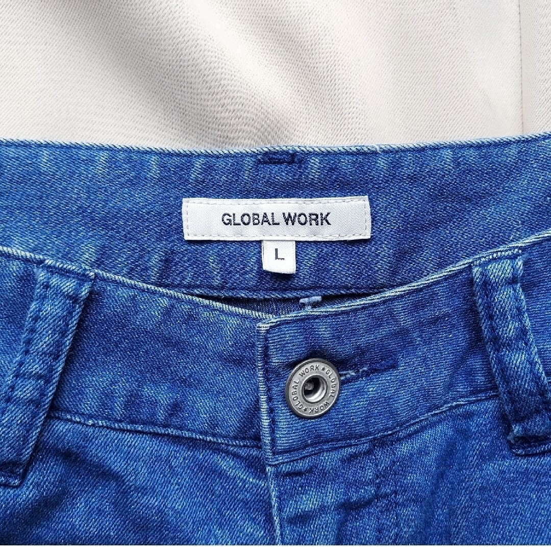 GLOBAL WORK(グローバルワーク)の【状態良好】GLOBAL WORK やわらか デニムパンツ L メンズのパンツ(デニム/ジーンズ)の商品写真