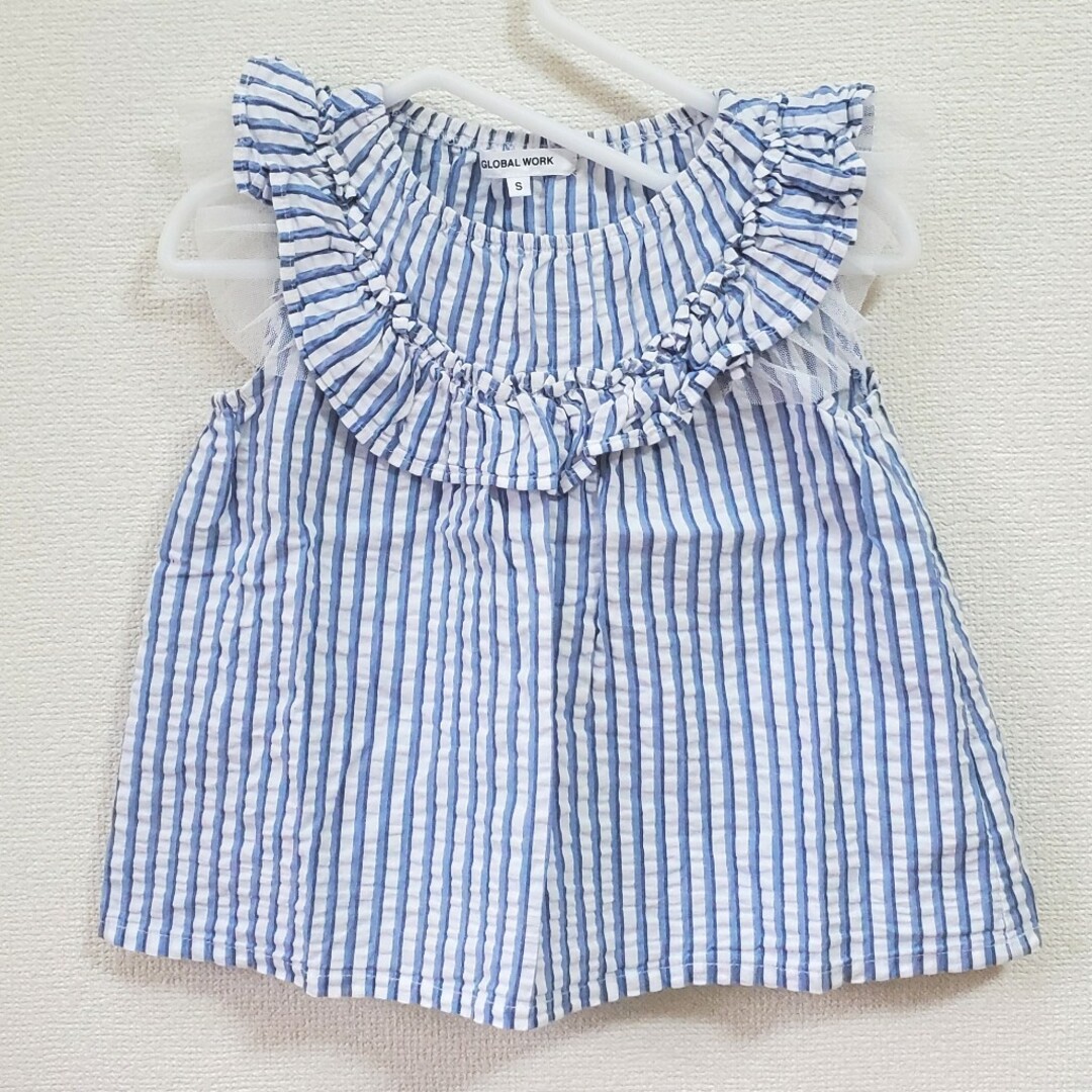 GLOBAL WORK(グローバルワーク)のGLOBAL WORK グローバルワーク ストライプ チュニック 子供服 夏服 キッズ/ベビー/マタニティのキッズ服女の子用(90cm~)(ワンピース)の商品写真