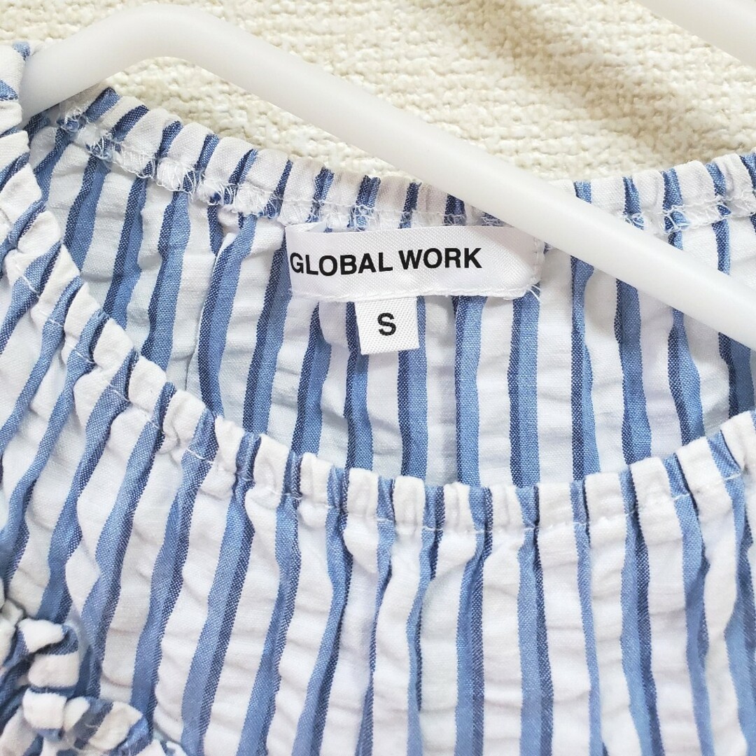 GLOBAL WORK(グローバルワーク)のGLOBAL WORK グローバルワーク ストライプ チュニック 子供服 夏服 キッズ/ベビー/マタニティのキッズ服女の子用(90cm~)(ワンピース)の商品写真