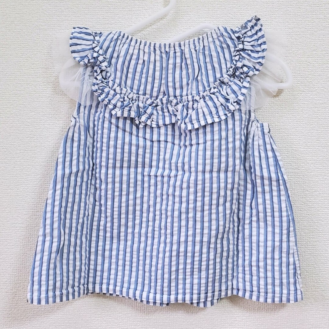 GLOBAL WORK(グローバルワーク)のGLOBAL WORK グローバルワーク ストライプ チュニック 子供服 夏服 キッズ/ベビー/マタニティのキッズ服女の子用(90cm~)(ワンピース)の商品写真