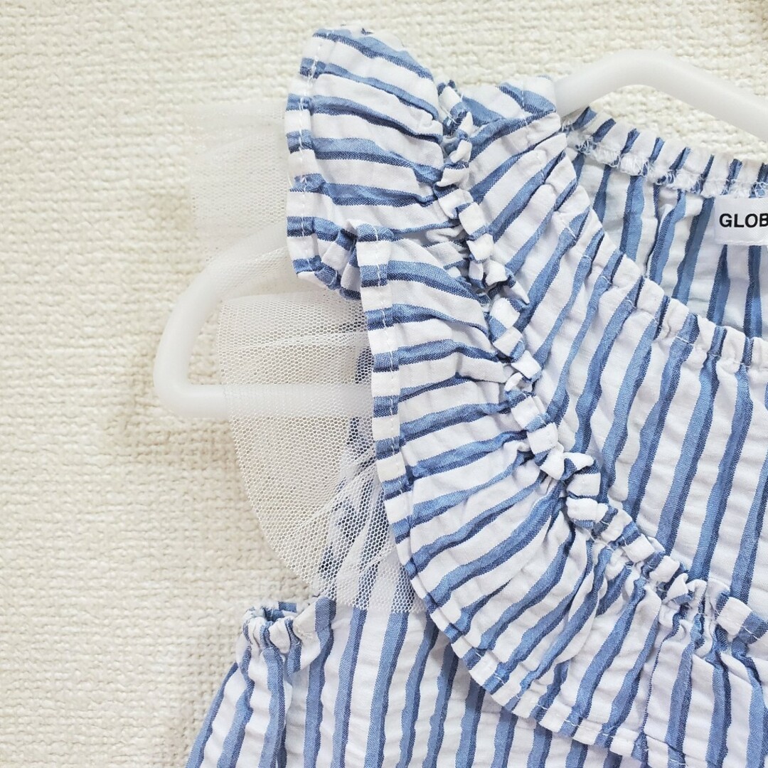 GLOBAL WORK(グローバルワーク)のGLOBAL WORK グローバルワーク ストライプ チュニック 子供服 夏服 キッズ/ベビー/マタニティのキッズ服女の子用(90cm~)(ワンピース)の商品写真