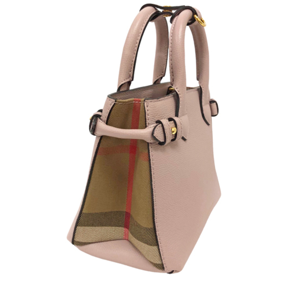 BURBERRY - バーバリー スモール バナー 2WAYトート(チェック柄 BURBERRY - バーバリー スモール バナー 2WAYトート(チェック柄