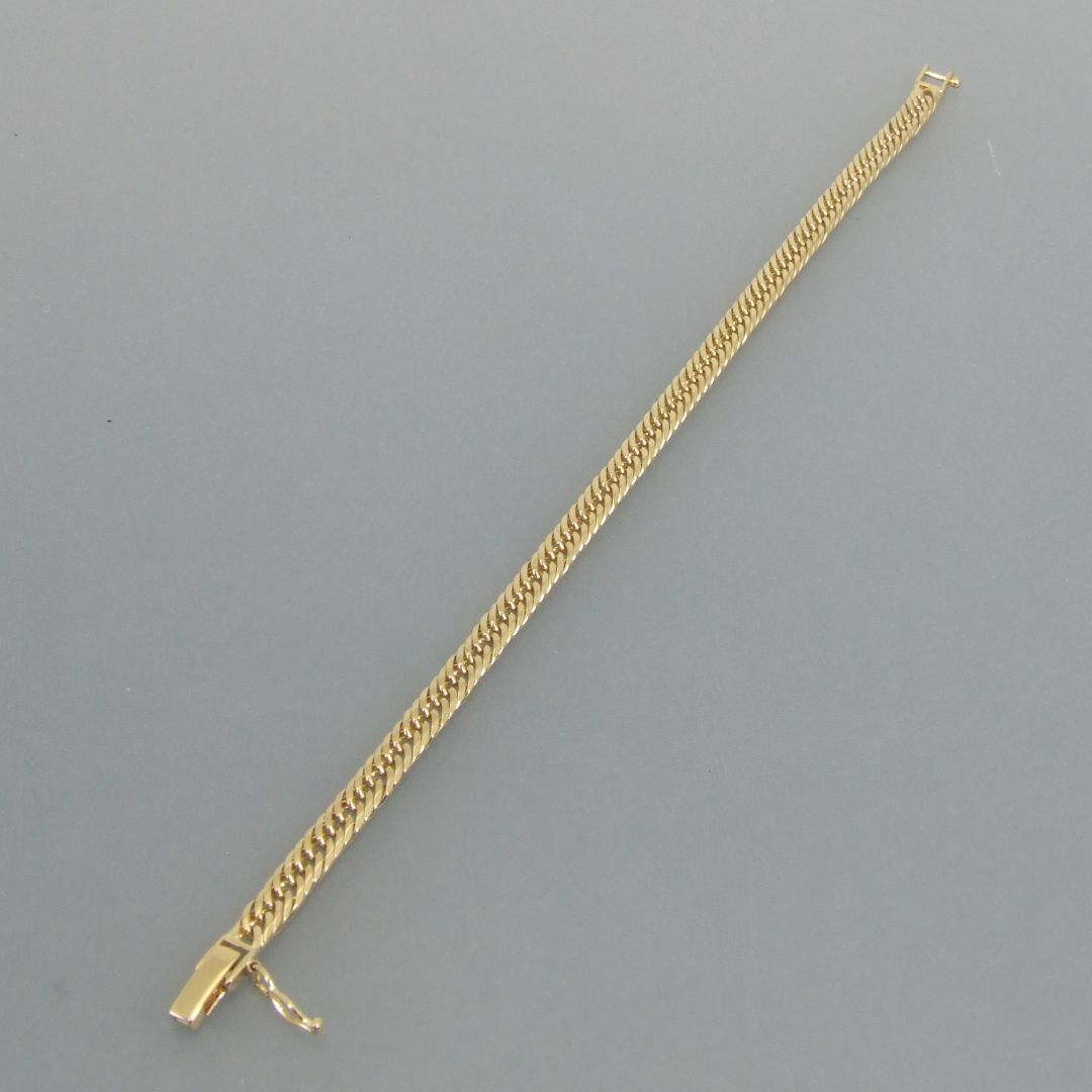 プロフ必読【美品・特価】検定付 K18喜平ブレス 8面トリプル 18cm 10g