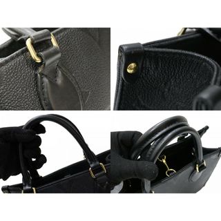 LOUIS VUITTON　ルイヴィトン　オンザゴーPM　M45653　ハンドバッグ　モノグラム･アンプラント　ノワール　ブラック　ショルダーストラップ欠品　レディース　メンズ　ユニセックス　ギフト　プレゼント包装可松前R56号店