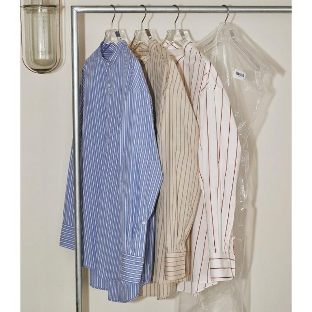 【美品】人気完売 TODAYFUL ストライプオーバーシャツ ブラウス 羽織り