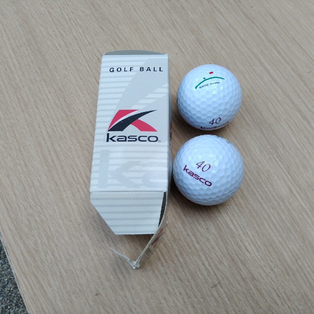 Kasco(キャスコ)の新品 ゴルフボール キャスコ（kasco） ２個 スポーツ/アウトドアのゴルフ(その他)の商品写真