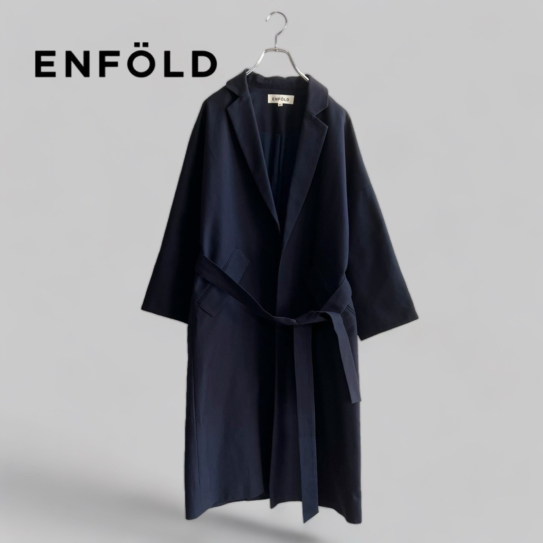 ENFOLD - 美品 ENFÖLD エンフォルド ロングコート ENFOLDの通販 by