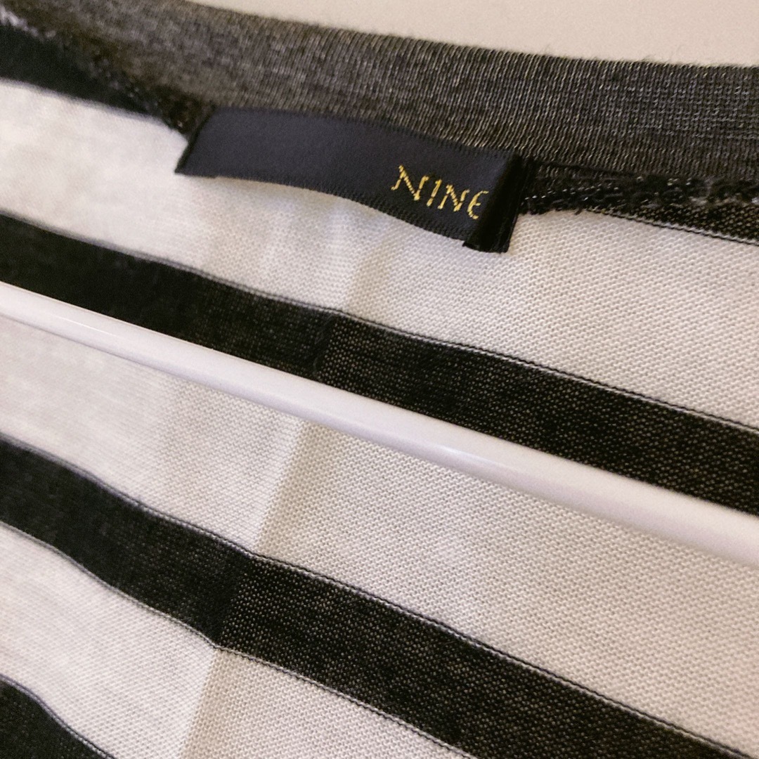 NINE(ナイン)のNINE ナイン　ボーダーTシャツ メンズのトップス(Tシャツ/カットソー(半袖/袖なし))の商品写真