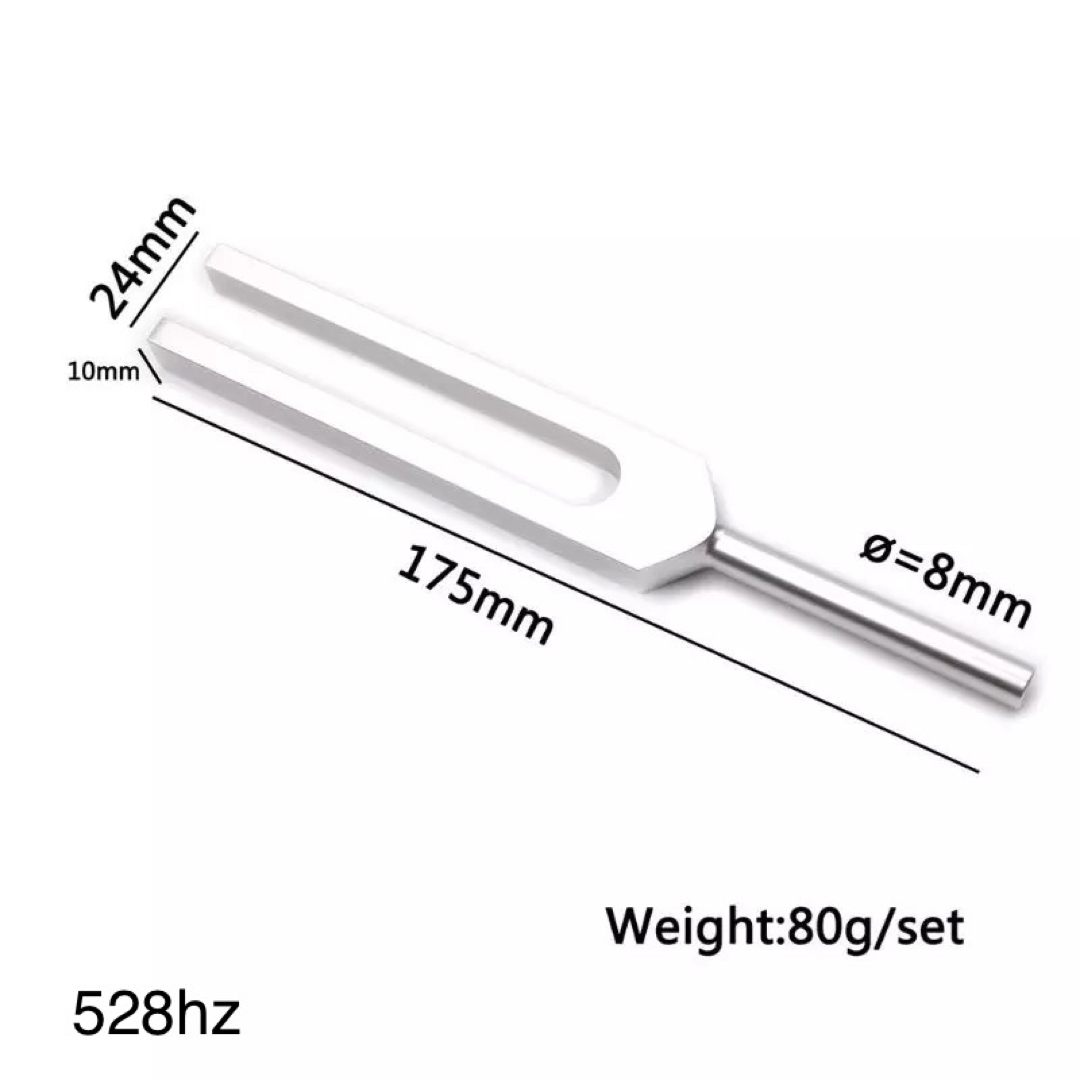 ☆クリスタルチューナー 音叉 528hz 4096hz 瞑想 ヒーリング ヨガ☆