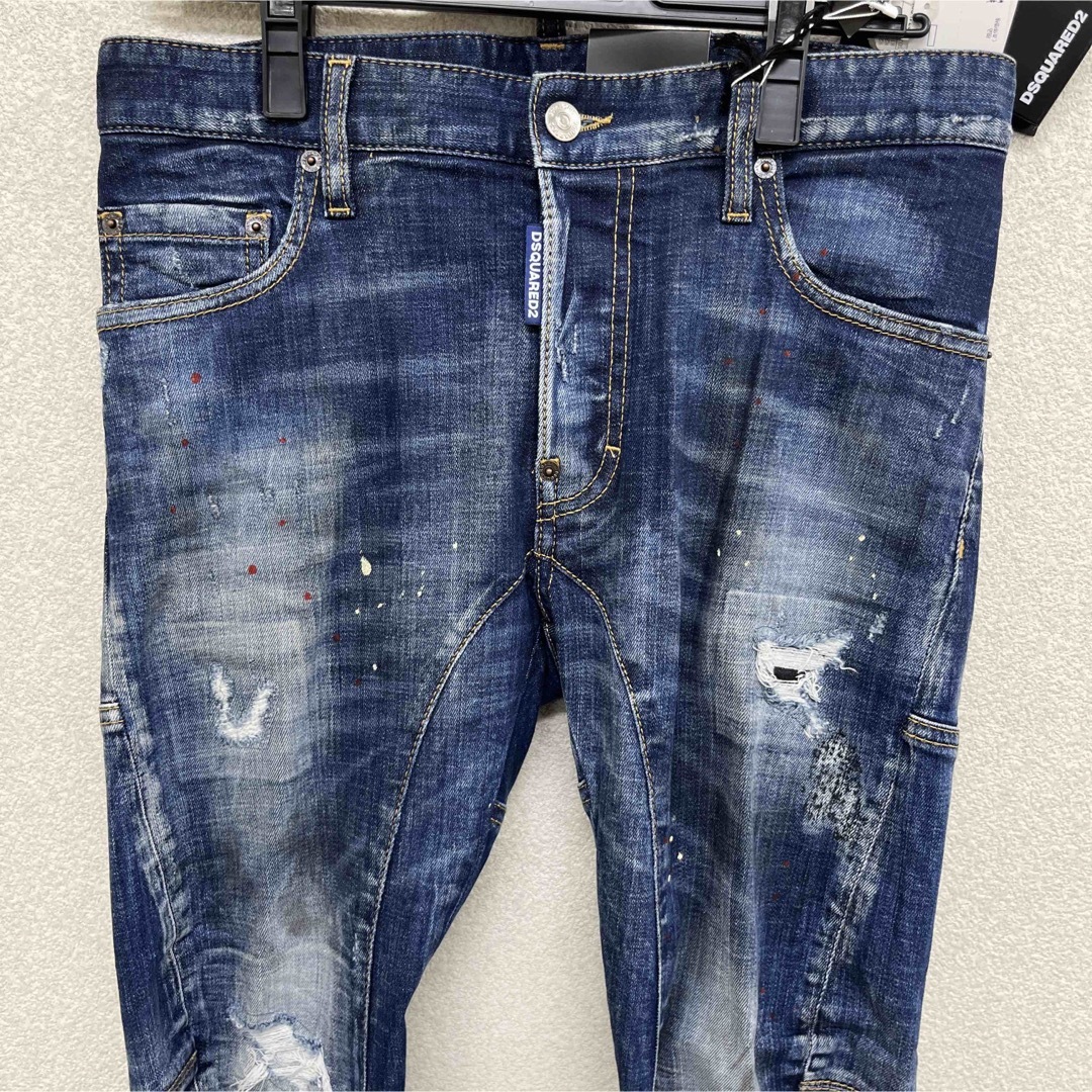 最終値下げ 44 青タグ DSQUARED2 タイディ バイカー デニム - デニム