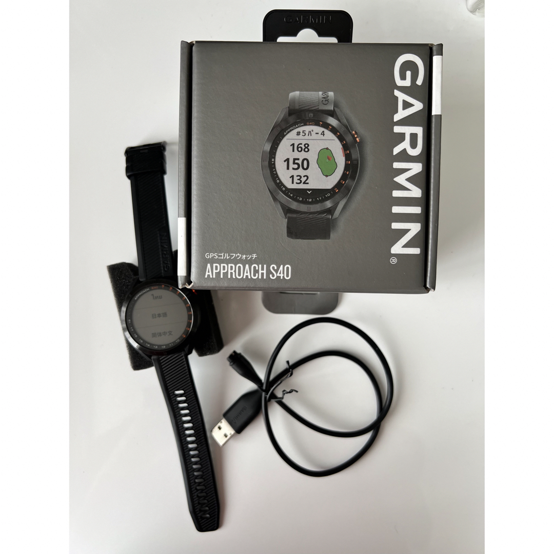 GARMIN(ガーミン)の【Garmin 】GPSゴルフウォッチ　APPROACH S40 スポーツ/アウトドアのゴルフ(その他)の商品写真