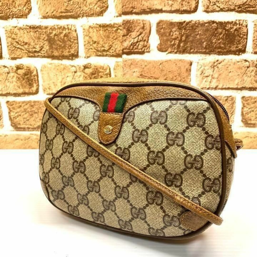 OLD GUCCI シェリーライン PVC ショルダーバッグ 5147 | フリマアプリ ラクマ