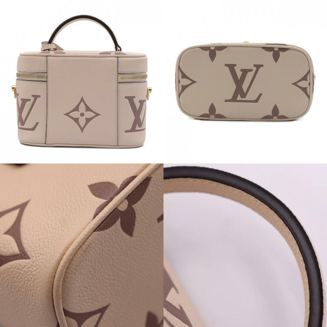 LOUIS VUITTON ルイ ヴィトン モノグラム アンプラント ヴァニティPM ハンドバッグ M45599  モノグラムアンプラント   クレーム ボワドローズ  化粧ポーチ バニティバッグ 2WAY チェーン 【本物保証】