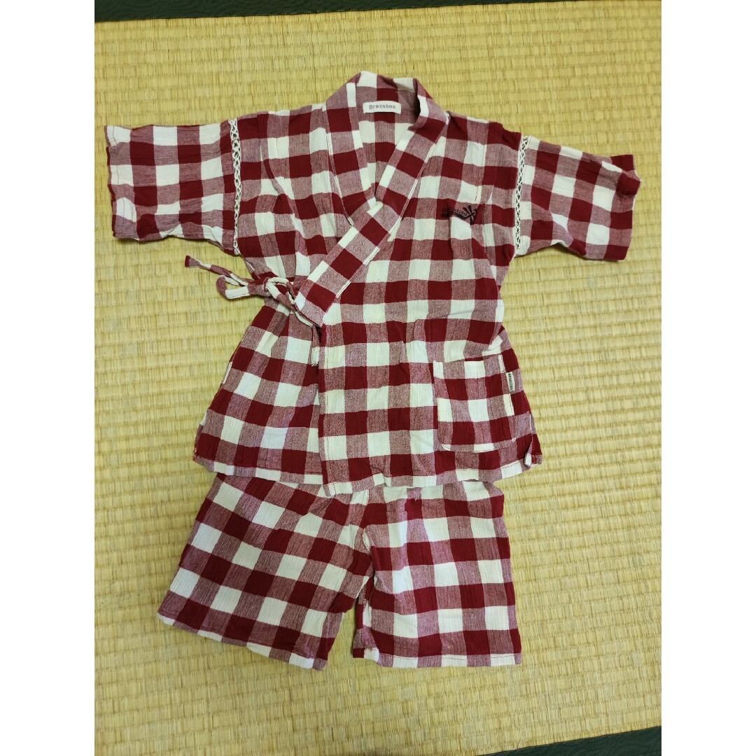 Branshes(ブランシェス)の甚平　110cm キッズ/ベビー/マタニティのキッズ服女の子用(90cm~)(甚平/浴衣)の商品写真