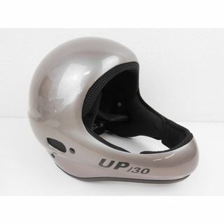 【未使用】 パラグライダー用ヘルメット UP/30 ブラウンシルバー L(その他)