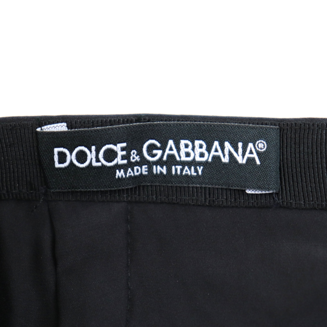 公式超特価 美品 ドルチェアンドガッバーナ フラワーレースタイトスカート レディース 黒 44 花柄 DOLCE&GABBANA