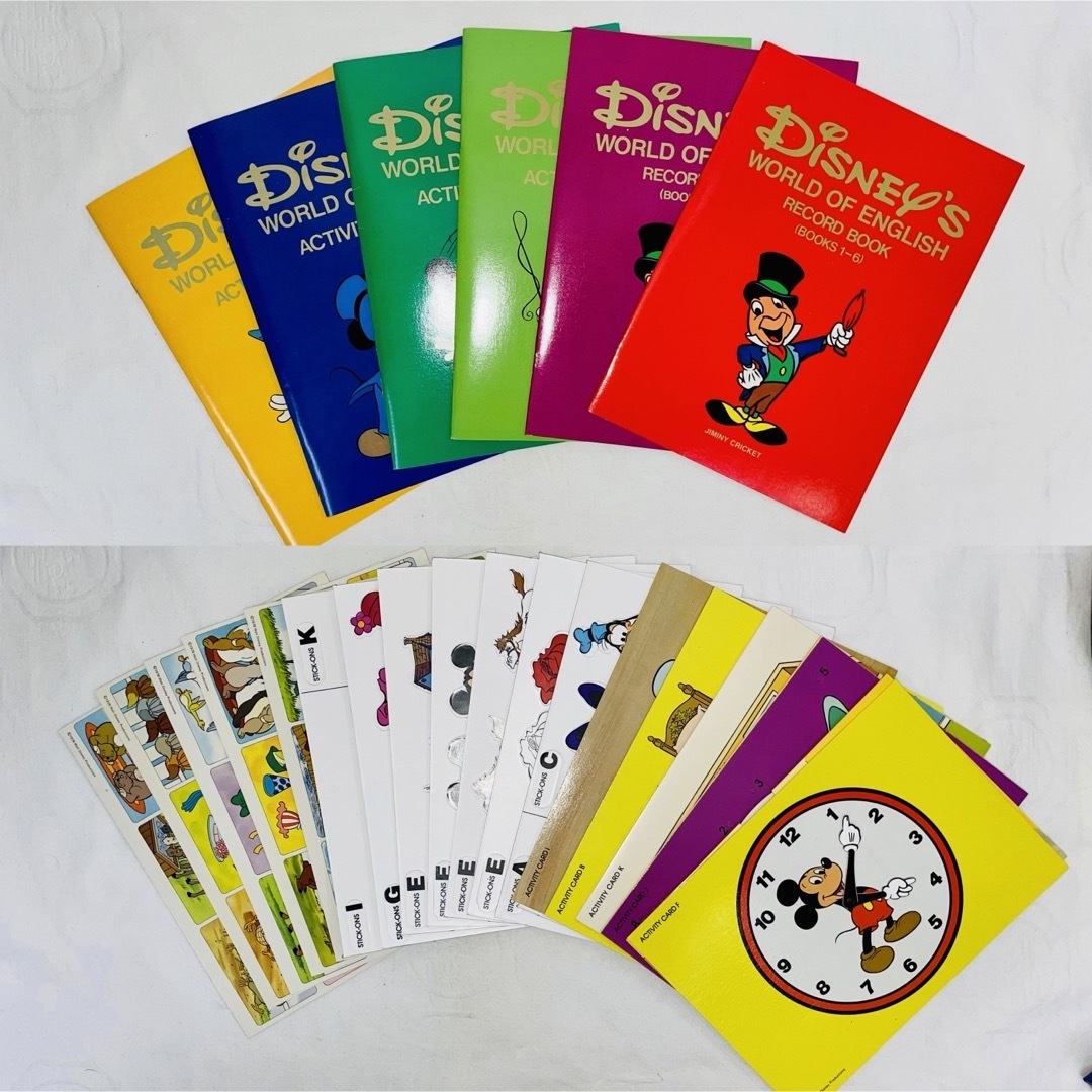 Disney - Disney world of english 1〜12 本+カセット+教材の Disney - Disney world of english 1〜12 本+カセット+教材の