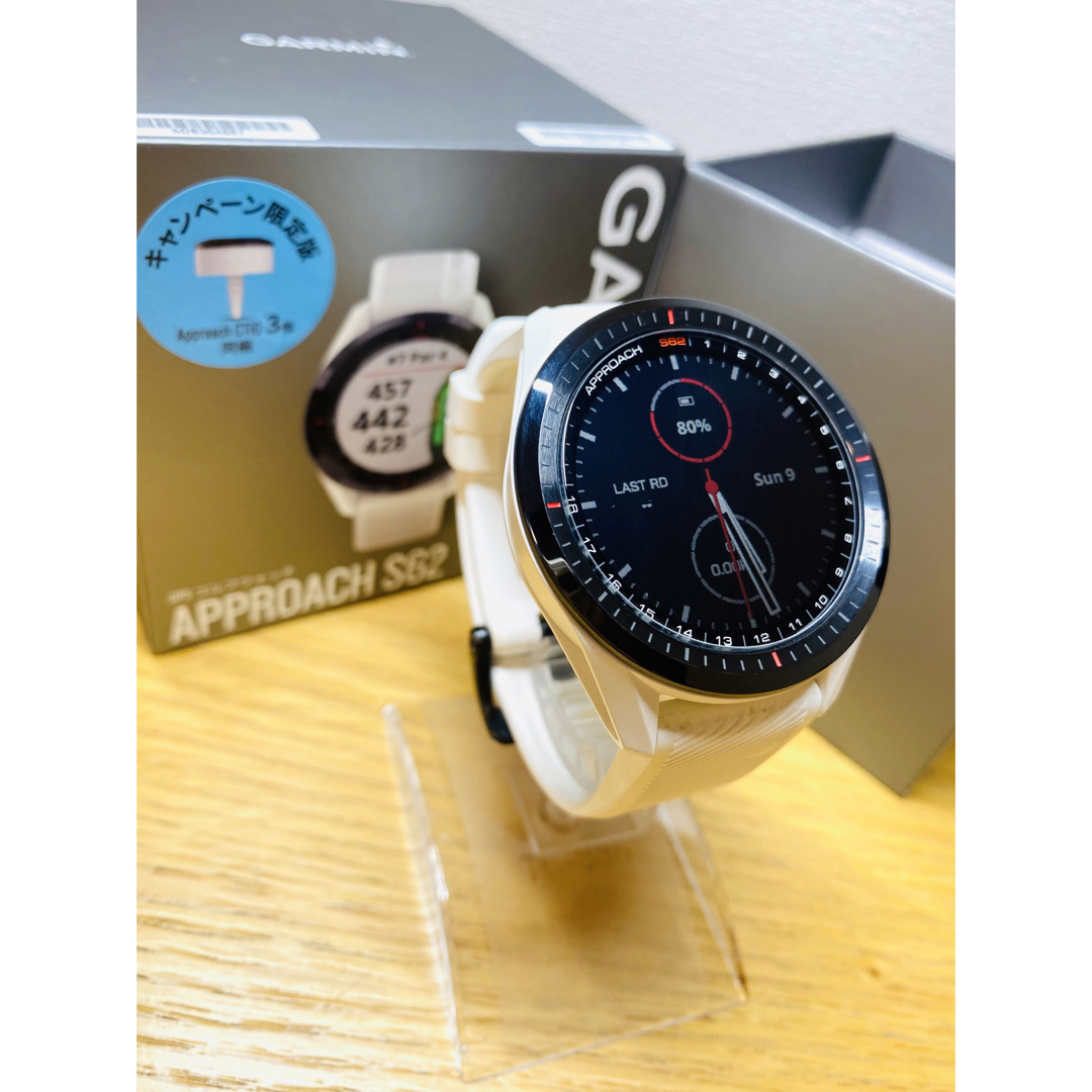 当店の記念日 ☆ おまけ付き☆ ホワイト S62 Approach GARMIN 超美品