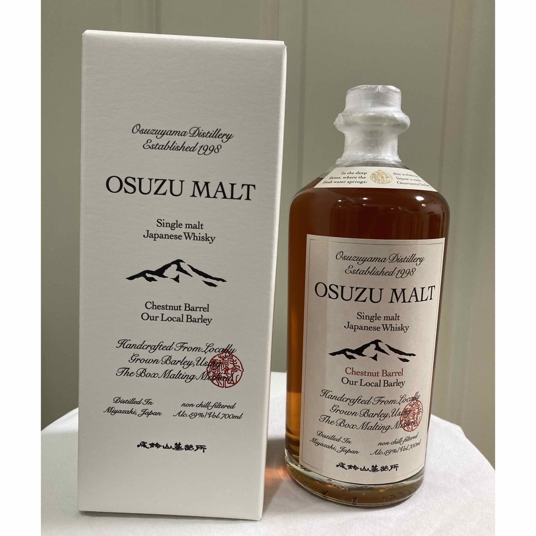 OSUZU MALT Chestnut Barrel 700ml 食品/飲料/酒の酒(ウイスキー)の商品写真