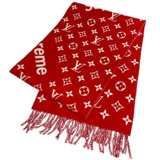 ルイヴィトン(LOUIS VUITTON)のLOUIS VUITTON × SUPREME モノグラム スカーフ マフラー(マフラー)