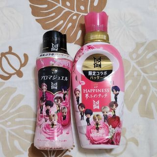 ピーアンドジー(P&G)のレノアハピネス&レノアアロマジュエル☆TinyTAN限定コラボパッケージ(洗剤/柔軟剤)