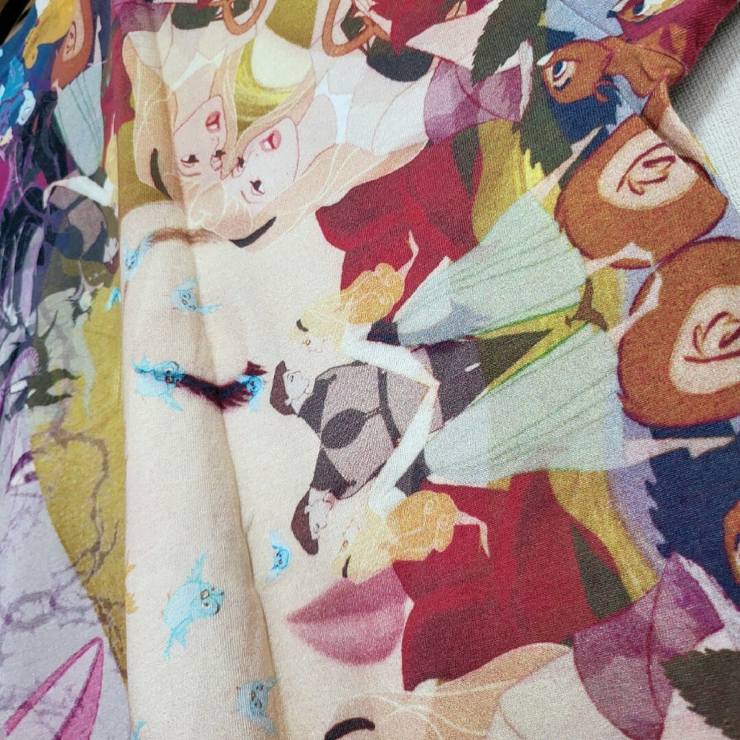 AHCAHCUM.muchacha(アチャチュムムチャチャ)のあちゃちゅむむちゃちゃ ディズニー 眠れる森の美女 ビッグシルエット カットソー レディースのトップス(Tシャツ(半袖/袖なし))の商品写真