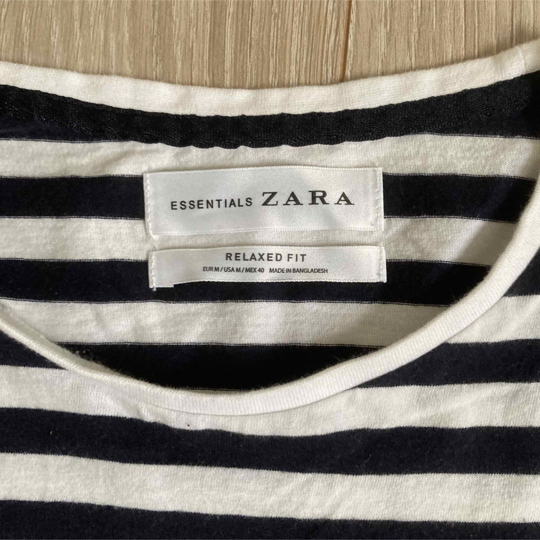 ZARA(ザラ)のZARA  ボーダーTシャツ レディースのトップス(Tシャツ(半袖/袖なし))の商品写真