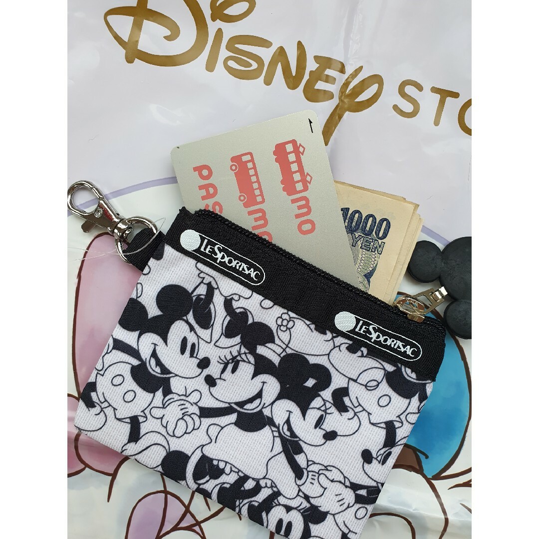 レスポートサックLeSportsac コインケース キーコインポーチ ミッキー
