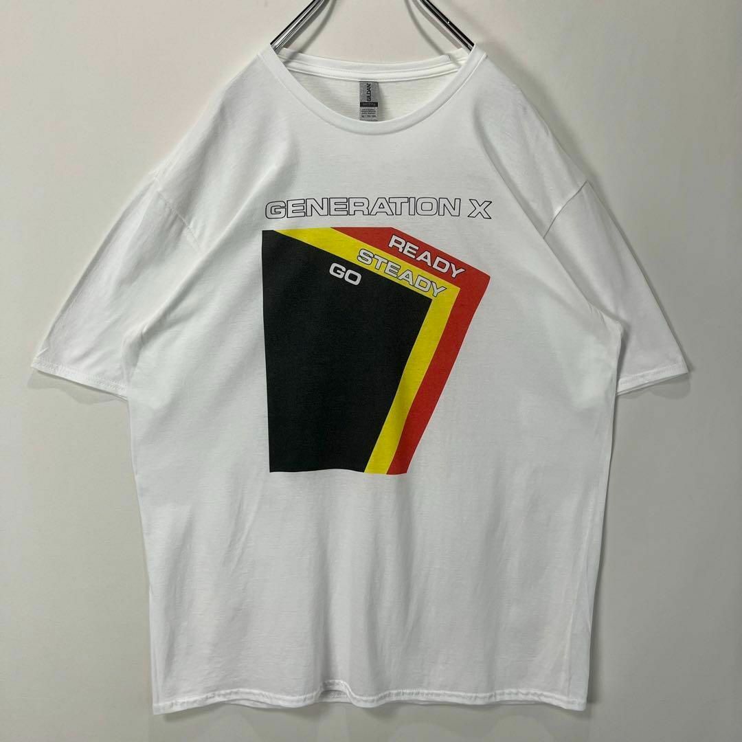 新品　ジェネレーションX バンドTシャツ　パンク　ロック　ホワイト　XLサイズ