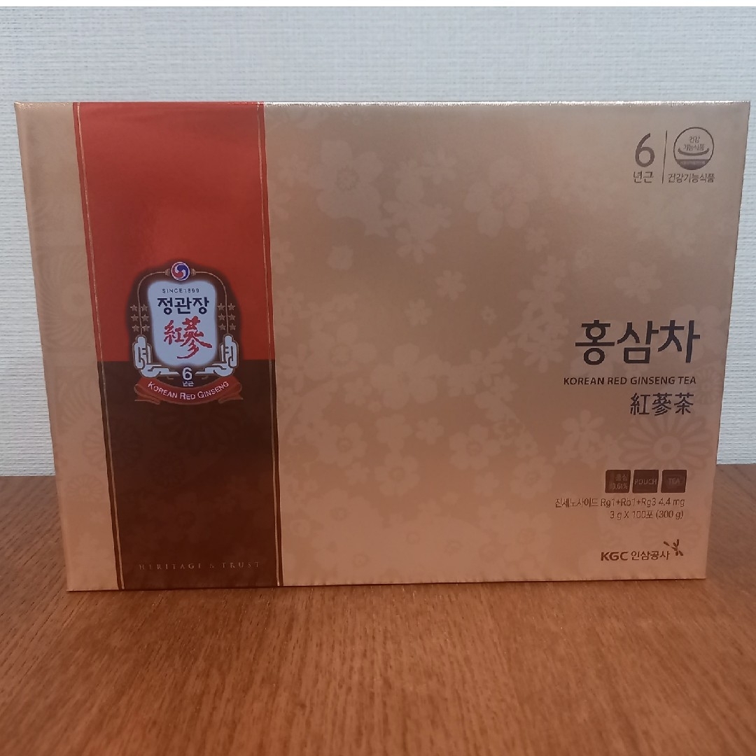 【新品】紅参 6年根 高麗人参粉末茶 紅参茶 健康茶 3g×100包【正官庄】 食品/飲料/酒の健康食品(健康茶)の商品写真