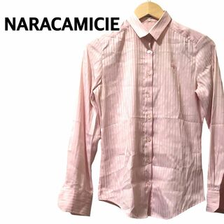 ナラカミーチェ(NARACAMICIE)のNARACAMICIE / ナラカミーチェ　長袖　ワイシャツ　ピンク(ポロシャツ)