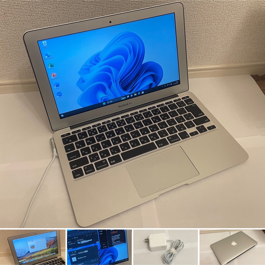 新品電池 大容量512GB MacBook 最新windows11 office