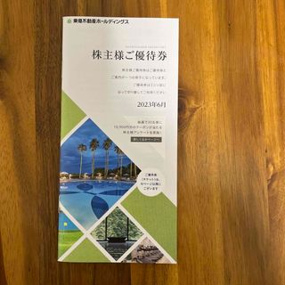 東急不動産　株主優待券1冊　株主1000株以上5000株未満(その他)