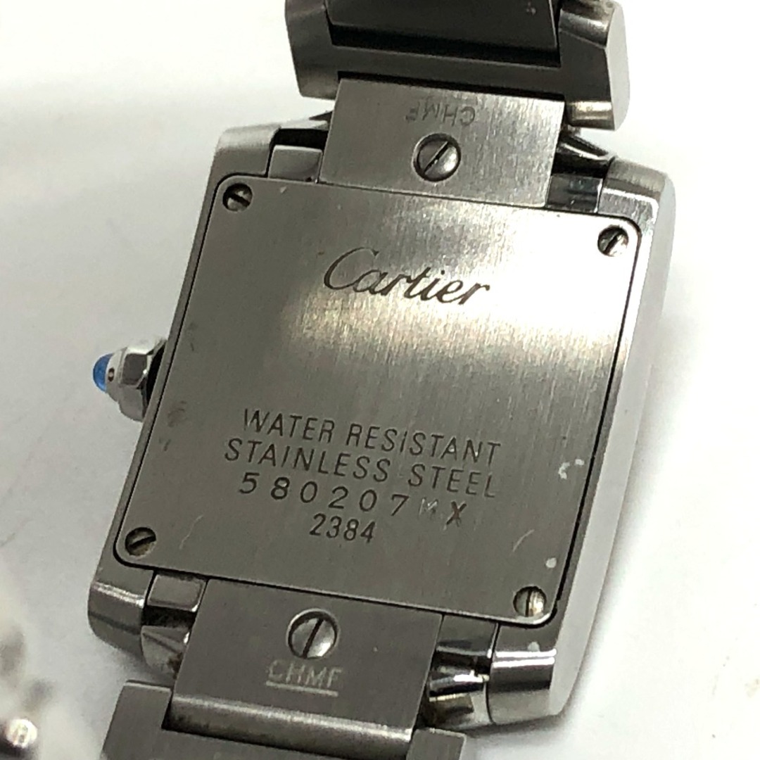 カルティエ CARTIER タンクフランセーズSM W51008Q3 クォーツ 腕時計 SS シルバー