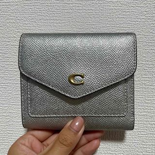 コーチ(COACH)の【カメコさん専用】COACH スモールウォレット silver(財布)