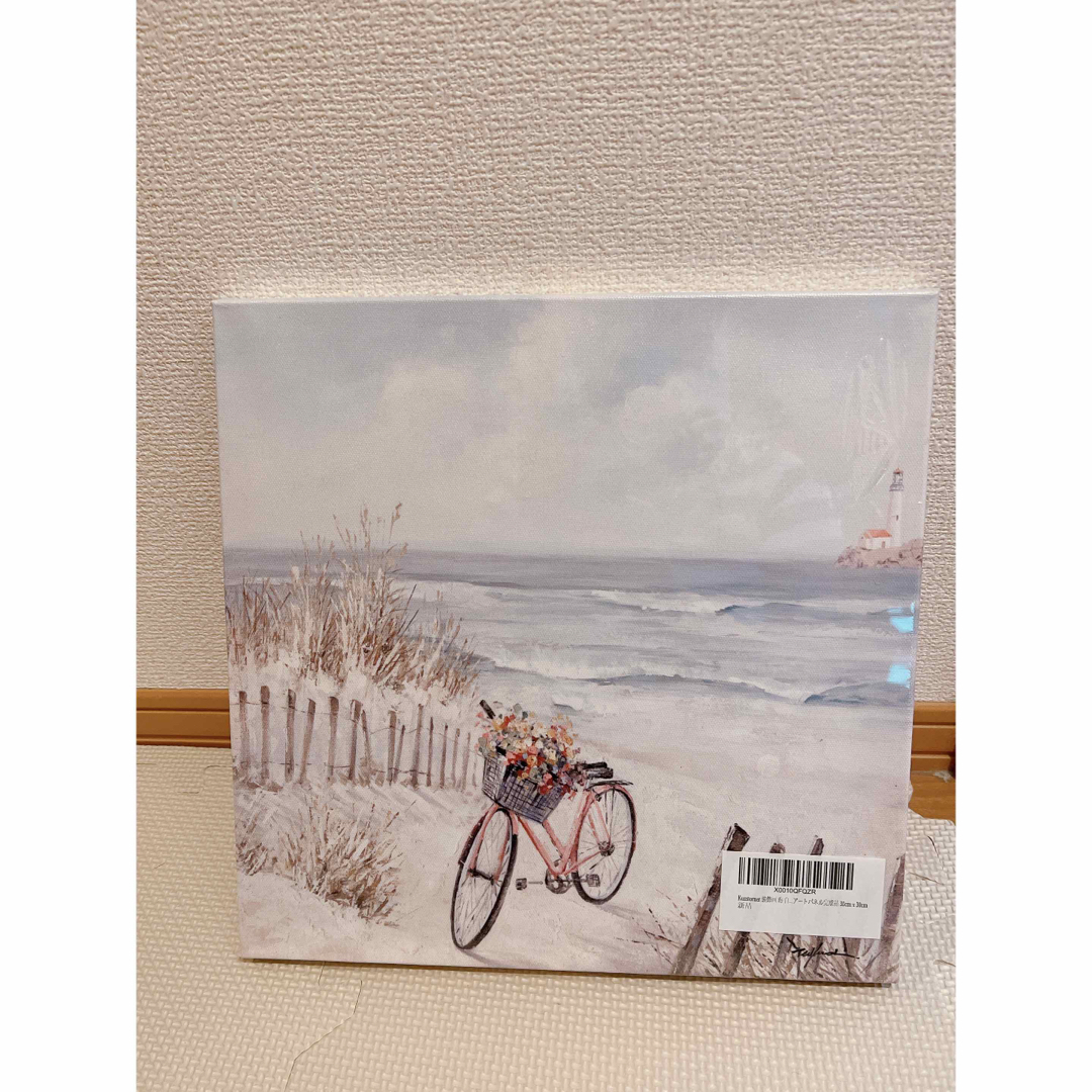 早い者勝ち❣️Kunstorner 装飾画 海の絵 自転車 部屋飾り 自然風景