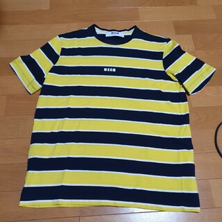 エムエスジイエム(MSGM)のMSGM ボーダー Tシャツ イタリア製(Tシャツ(半袖/袖なし))