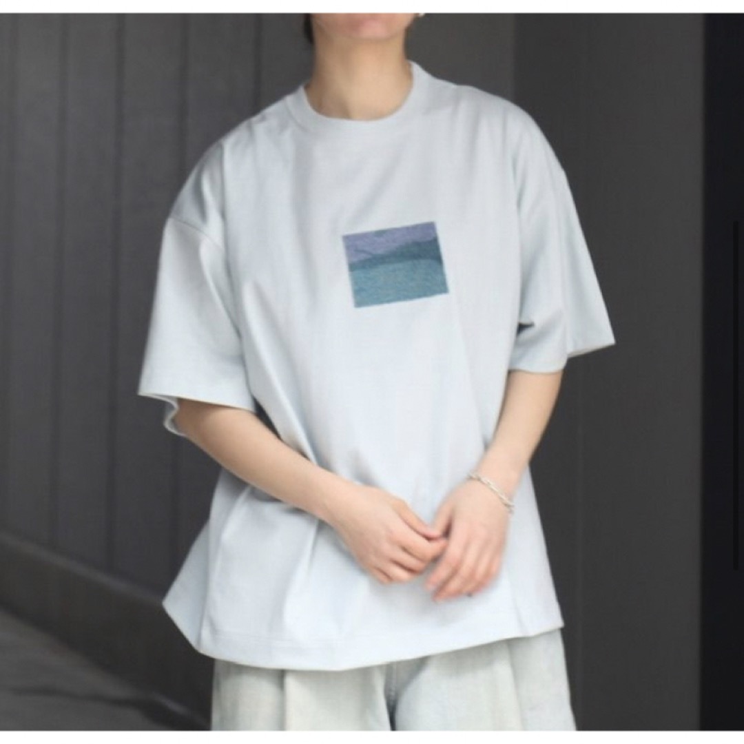 23ss yoke Embroidered T-Shirt ブルー　サイズ1 1