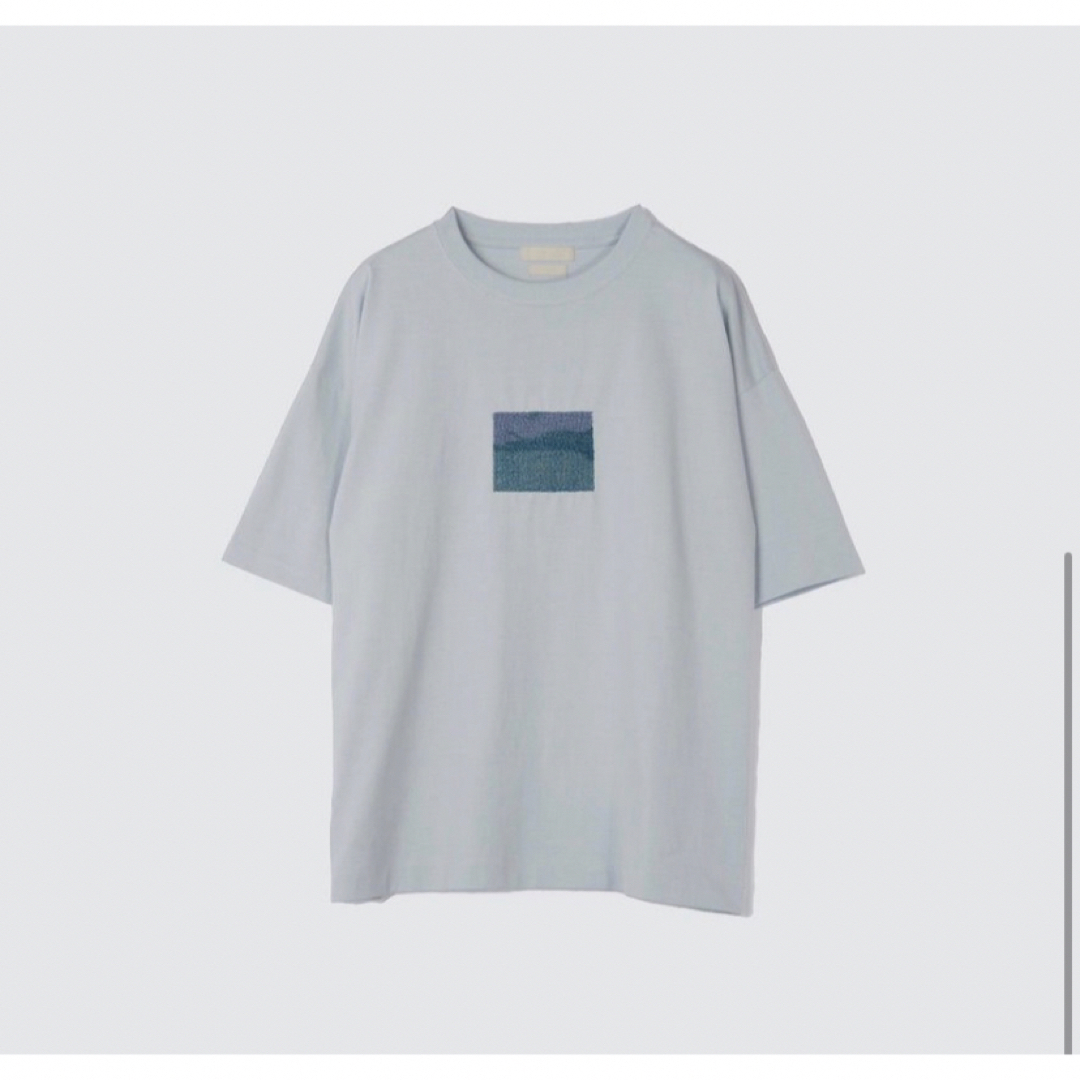 23ss yoke Embroidered T-Shirt ブルー　サイズ1