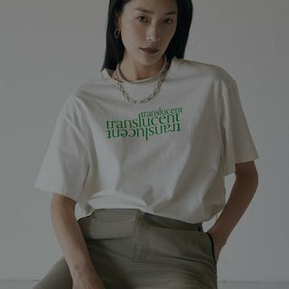 アメリヴィンテージ(Ameri VINTAGE)のAmeriVINTAGE新作MEDI TRANSLUCENT BIG TEE(Tシャツ(半袖/袖なし))