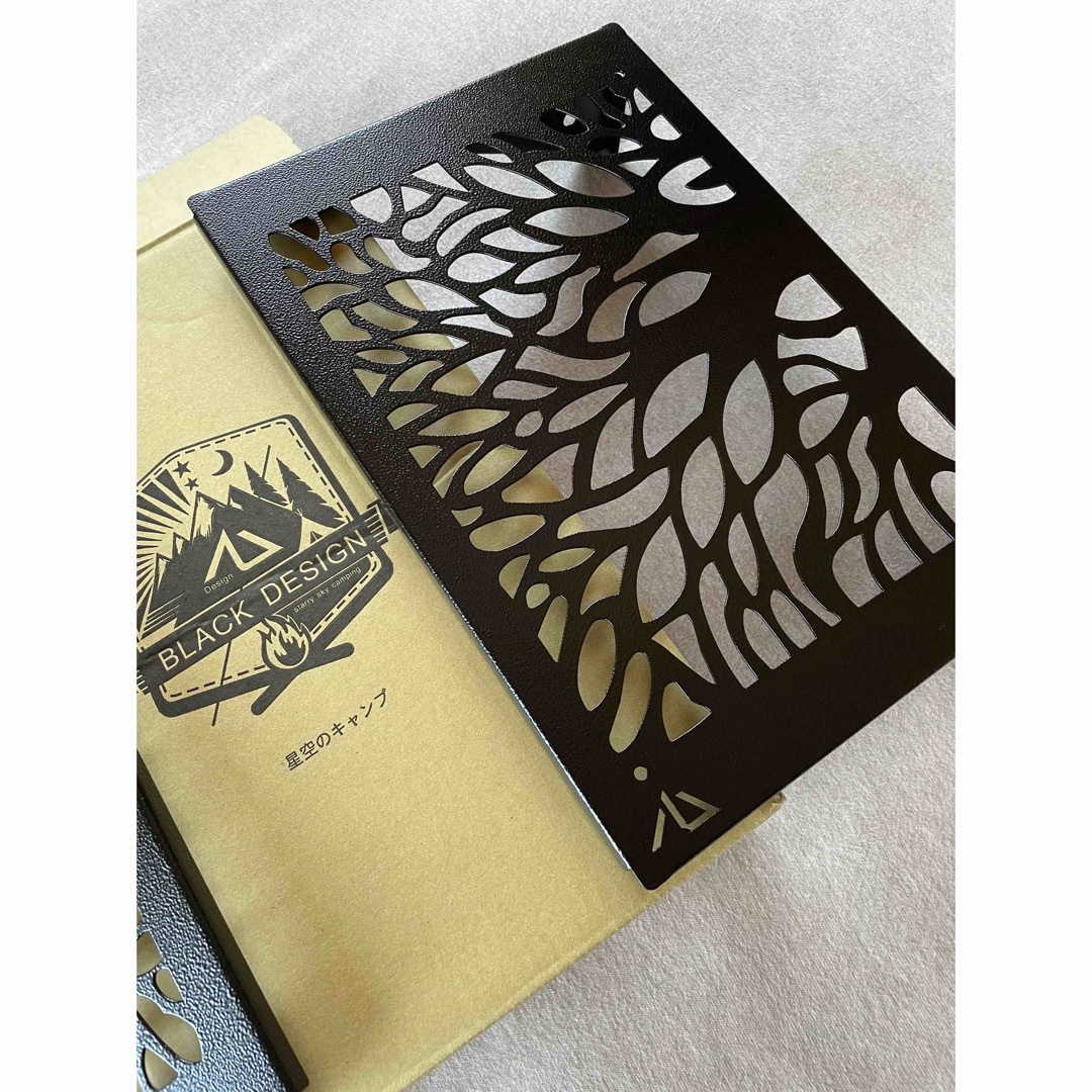 Snow Peak - 新品 BLACK DESIGN ブラックデザイン アイアンプレート