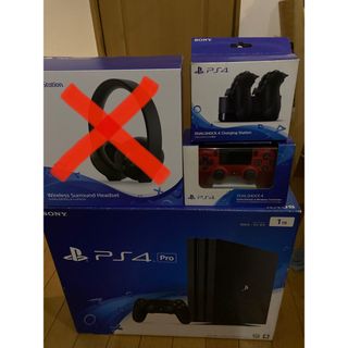 ソニー(SONY)のSONY PlayStation4 Pro 本体 CUH-7017BB01(家庭用ゲーム機本体)