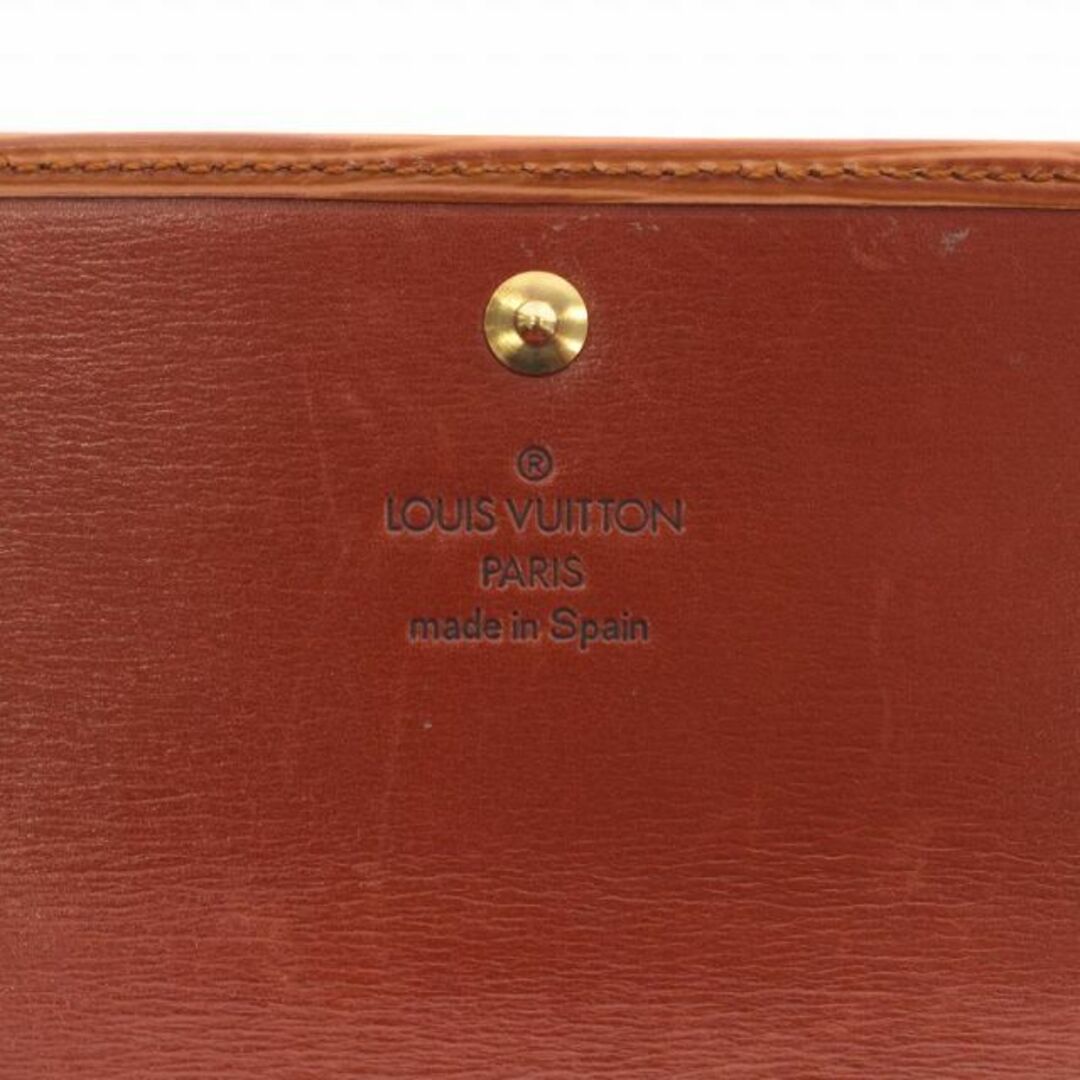 LOUIS VUITTON(ルイヴィトン)のルイヴィトン ポルトトレゾール エピ 長財布 レザー 茶 ブラウン M63383 レディースのファッション小物(財布)の商品写真